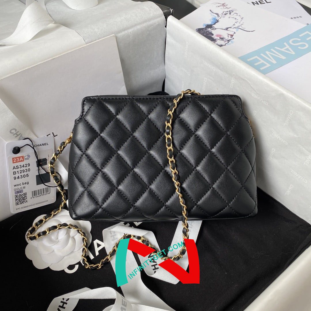 Chanel 23A Golden Little Lion Chain Bag AP3429. Top Quality Size: 19 * 13 * 8cm