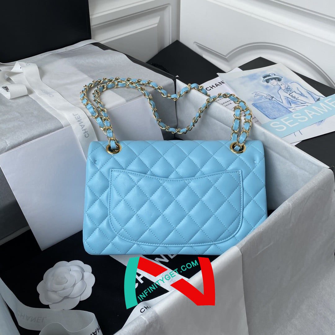 Chanel Classic Flap Bag A01113. Top Quality. Medium Size: 23cm