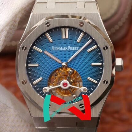 Audemars Piguet Royal Oak (TOURBILLON EXTRA-THIN) (Blue tourbillon AP)