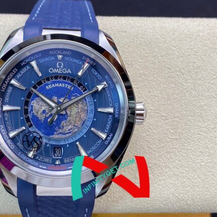Omega - Aqua Terra 150MCO - Axial Master Chronometer GMT(世界时）