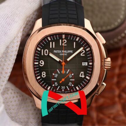 Patek Philippe Aquanaut 5164A -(Rose gold bezel Aquanaut 5164A)