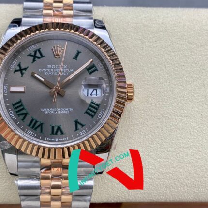 Datejust 36MM & 41 MM Wimbledon: Ref. 126334(Rose gold wimbledom)