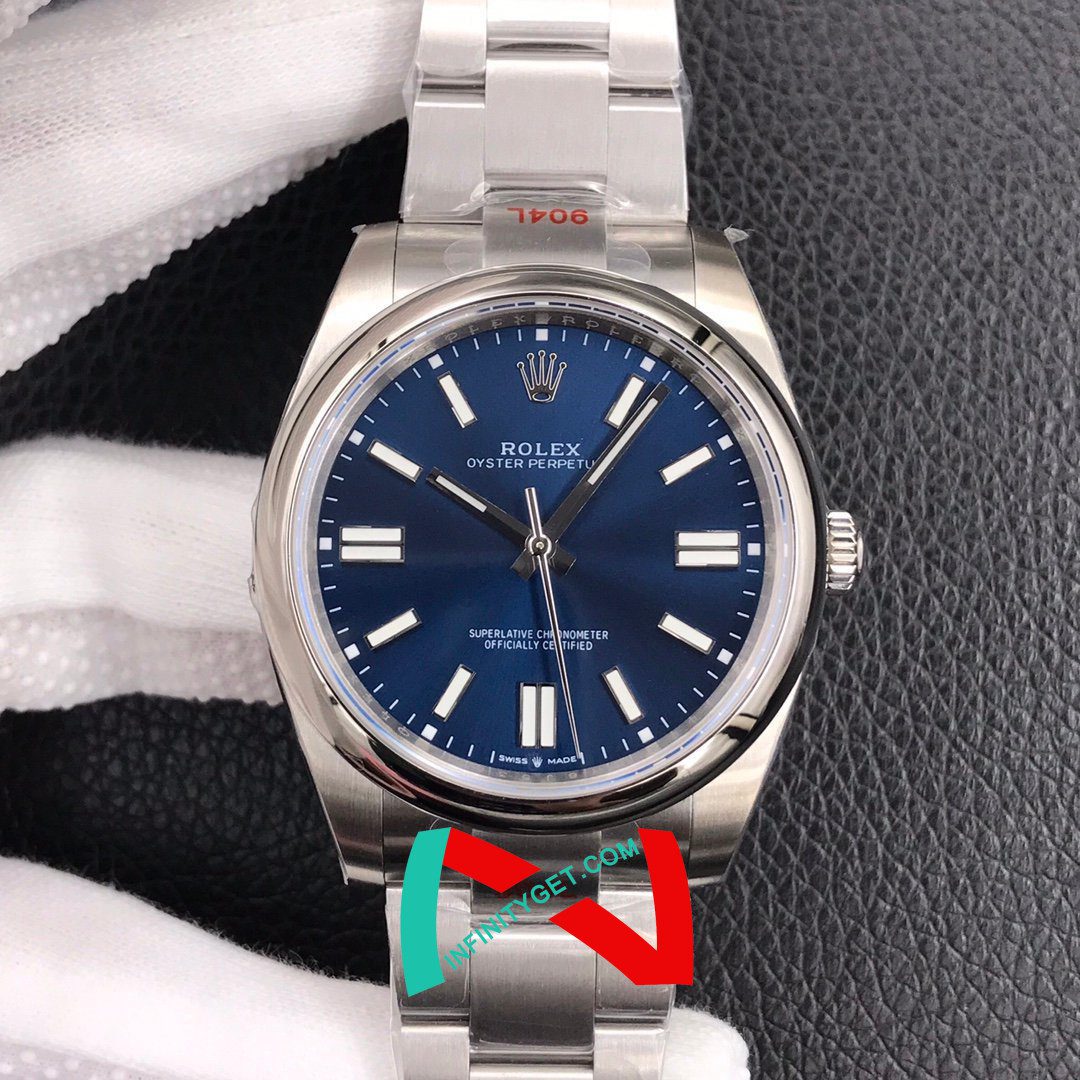 Rolex Oyster Perpetual 41 Blue face 124300(Blue dial oyester)