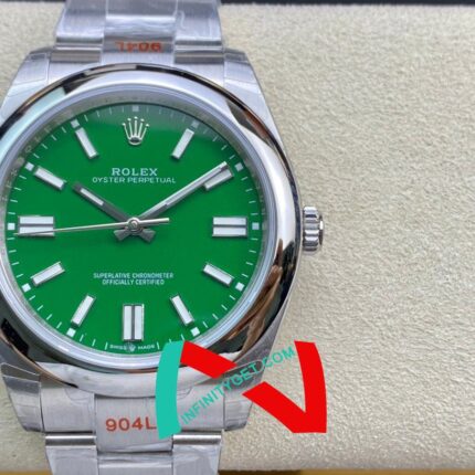 Rolex Oyster Perpetual 41 Ref: 124300(green dial oyester)