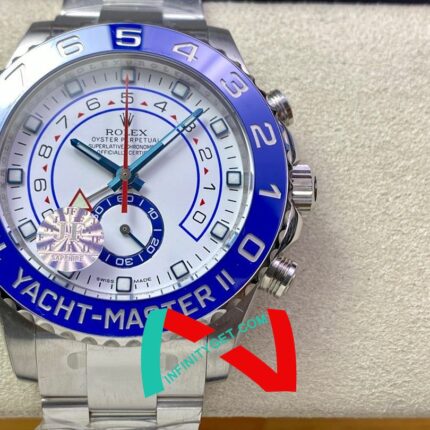 Rolex Yachtmaster II Stainless Steel Ref.116680-(Silver yacht master II)