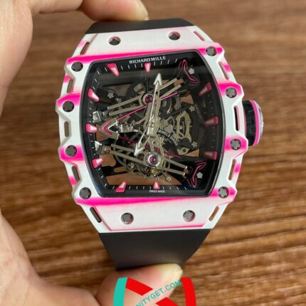 Richard Mille 38-02 Tourbillon Pink Carbon Fiber Unisex