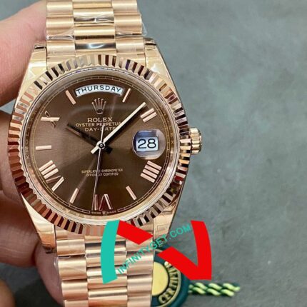 Rolex 18K rose gold plated day date 40mm 3235