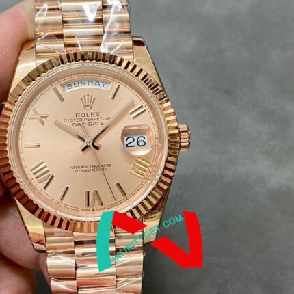 Rolex 18K rose gold plated day date 40mm 3235