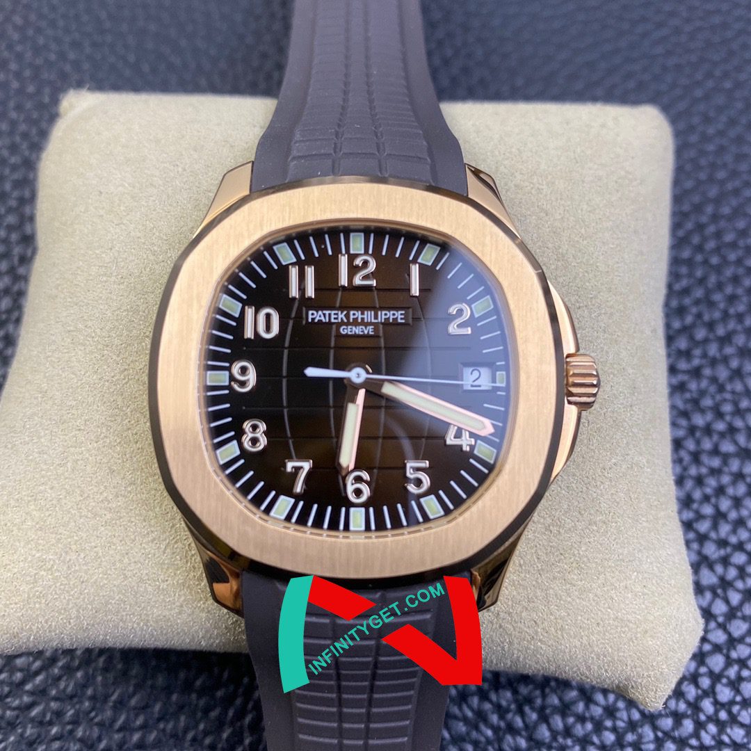 Patek Philippe 5167 Grenade Brown rubber strap