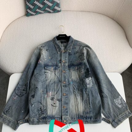 Balenciaga denim jacket